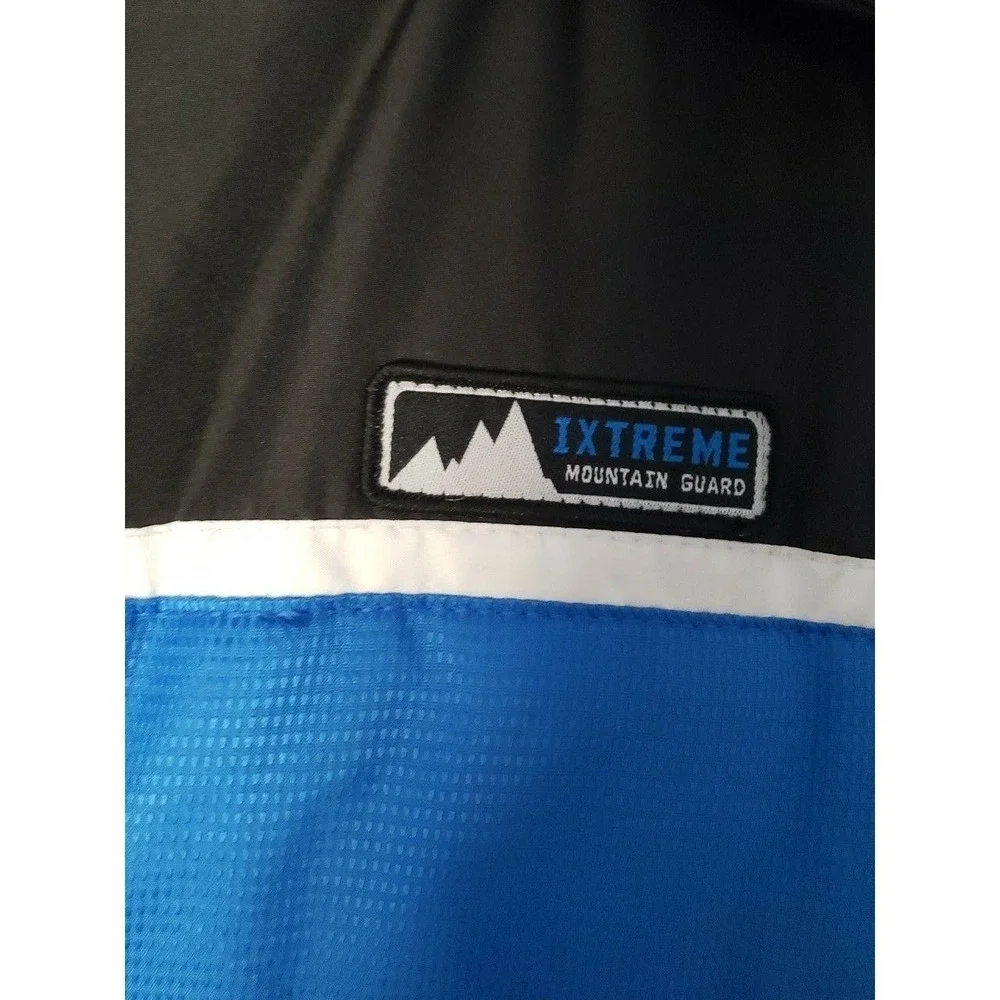 Xtreme Boys Puffer Hooded‎ Jacket Size Large black & Blue